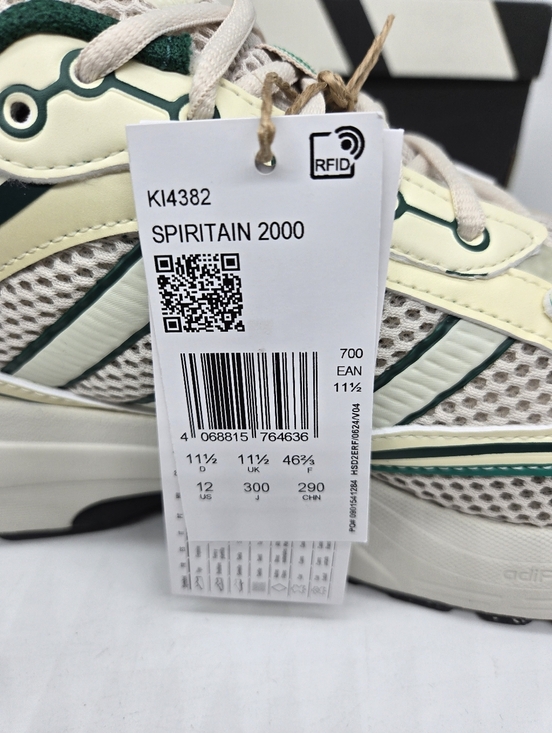 adidas Men\'s Spiritain 2000 Alumina Court Green Shoes Size 12 New
